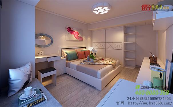 现代主卧效果图